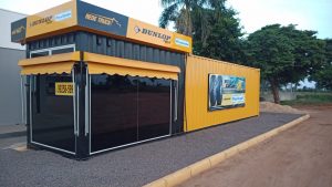 Dunlop entrega novos containers e expande rede em todo o Brasil