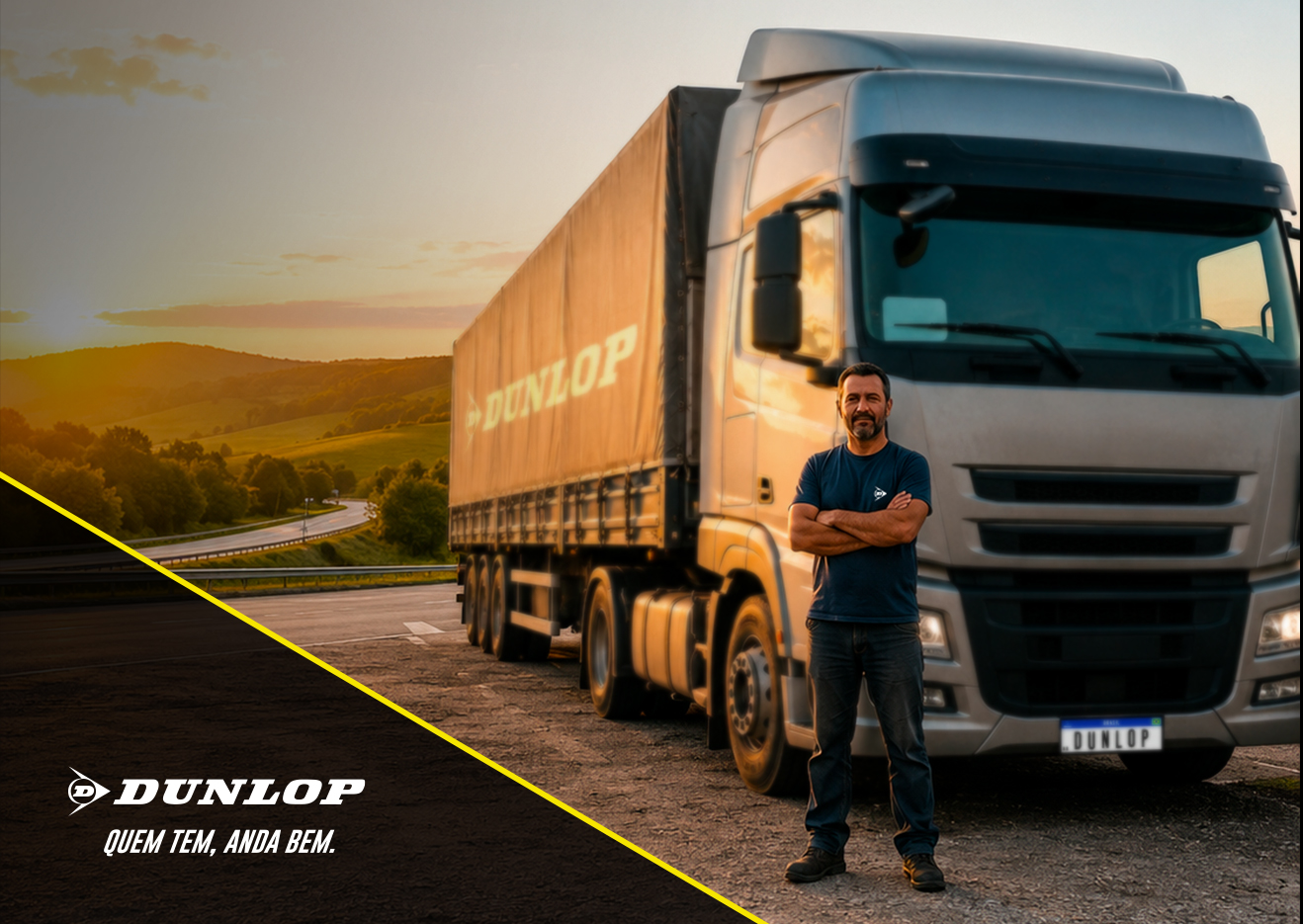 Dia do Caminhoneiro: como a DUNLOP reduz paradas e custo por km com 55 lojas container nas rodovias